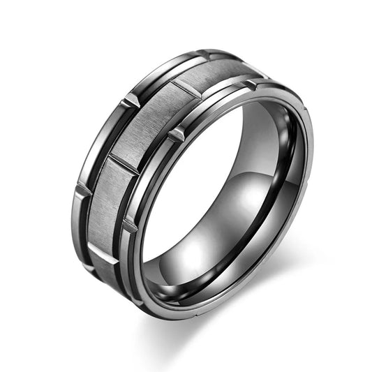 Warrior's Viking Ring (Steel)