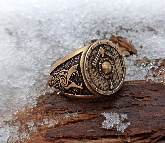 Bague Viking Rune Tiwaz (Tyr)