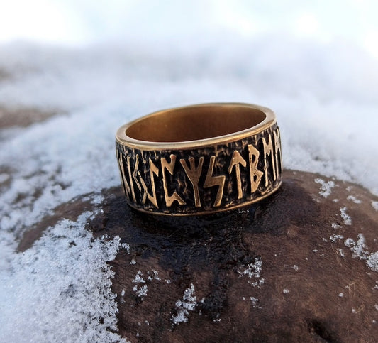 Bague Viking Vieux Futhark