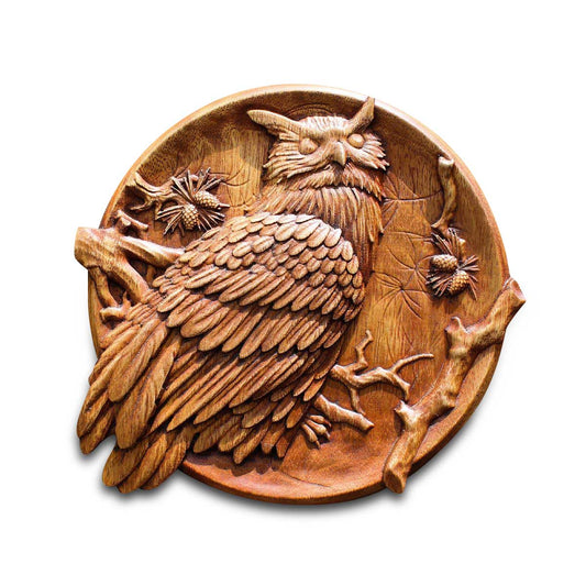 Art Mural Viking Hibou Grand Duc