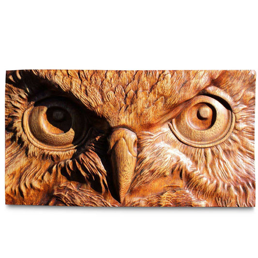 Art Mural Viking Regard du Hibou