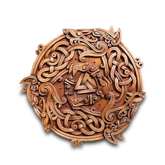 Art Mural Viking Style Oseberg