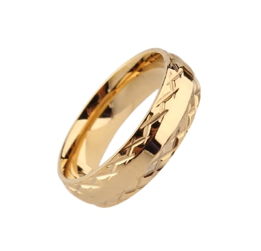 Bague Viking Écailles de Serpent (Or)