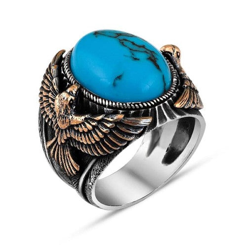 Bague Viking Freyja en argent massif