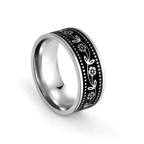 Bague Viking Lauriers de la Victoire