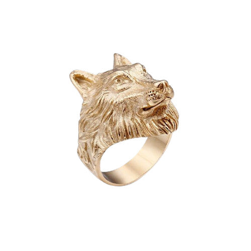 Bague Viking Loup Sage (Or)