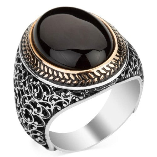 Bague Viking Sculptée