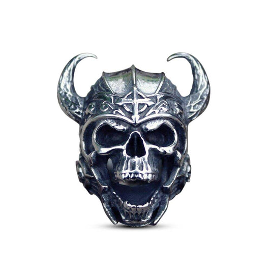 Bague Viking Tête de Mort