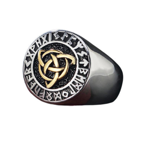 Bague Viking Triquetra Or