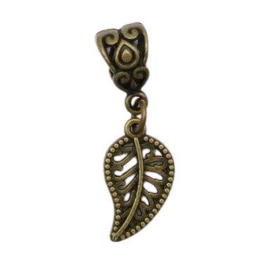 Bague de Tresse Viking Feuille d'Yggdrasil