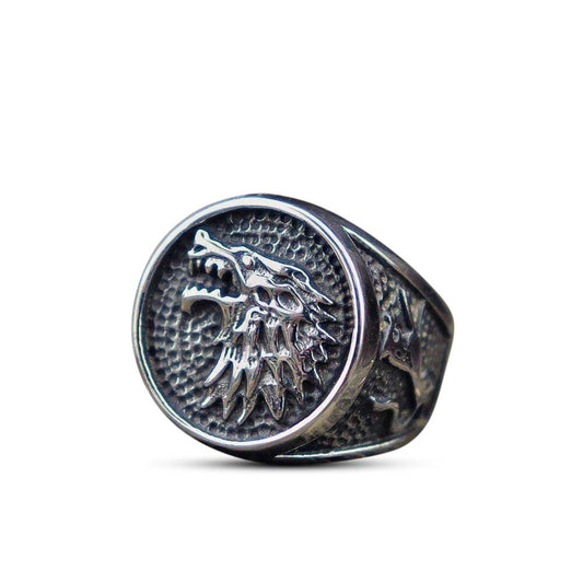 Bague viking chevalière