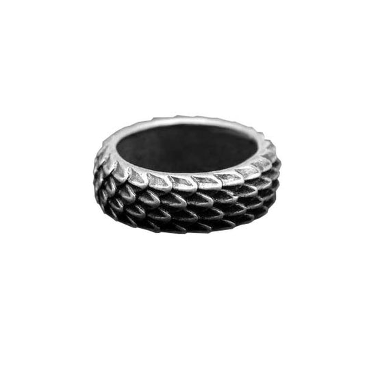 Bague Viking Écailles de Dragon