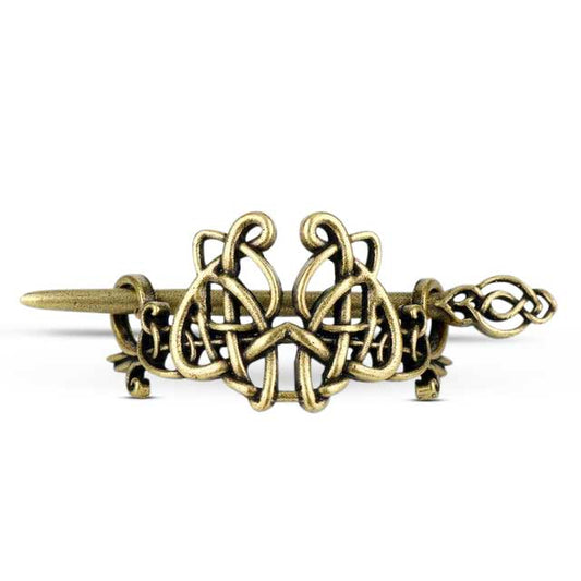 Barrette Cheveux Viking Or