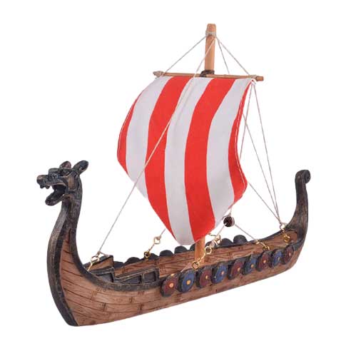 Bateau Viking en bois