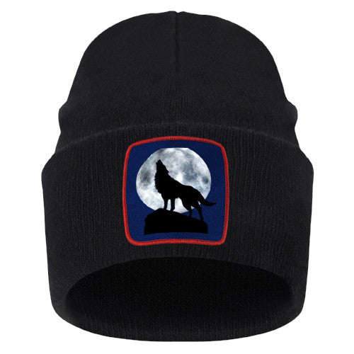 Bonnet Viking Loup Fenrir noir