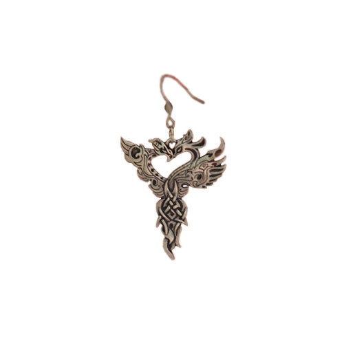 Boucle d'Oreille Viking Phoenix