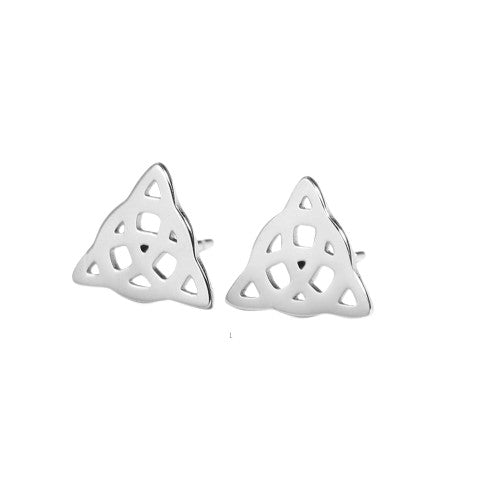 Boucle d'Oreille Viking Trinité Celtique argent