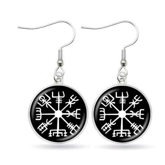 Boucles d'oreilles Vegvisir