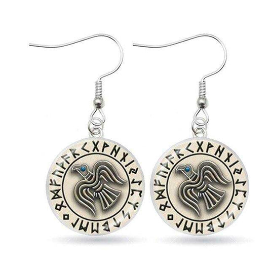 Boucles d'oreilles hrafnsmerki