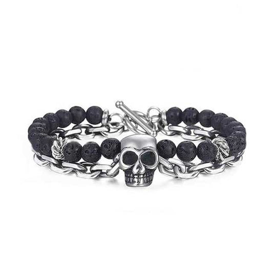 Bracelet Viking Perles du Ragnarok
