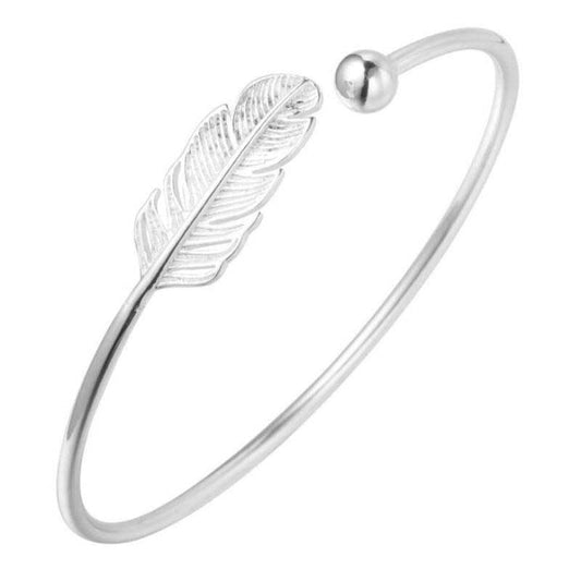 Bracelet Viking Plume d'argent