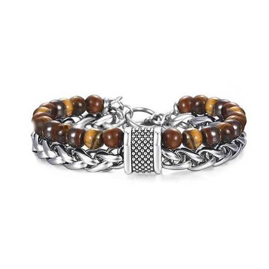 Bracelet Viking perles d'Yggdrasil