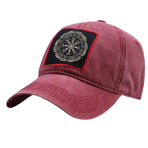 Casquette Viking Aegishjalmur rouge