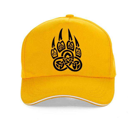 Casquette Viking Patte de Loup jaune