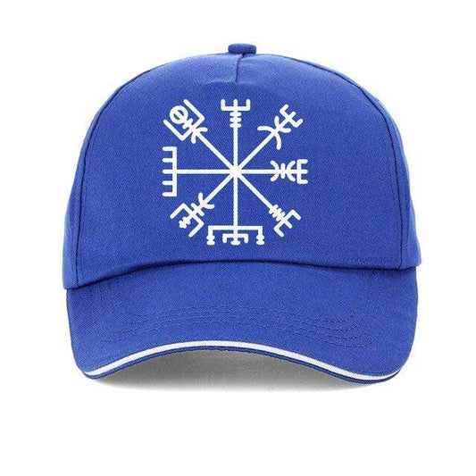 Casquette Viking Vegvisir bleu