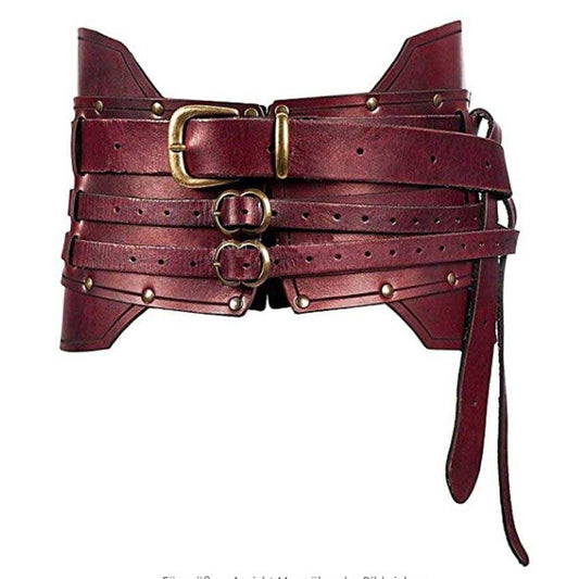 Ceinture Viking Historique rouge