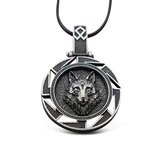 Collier Tribal Loup Viking