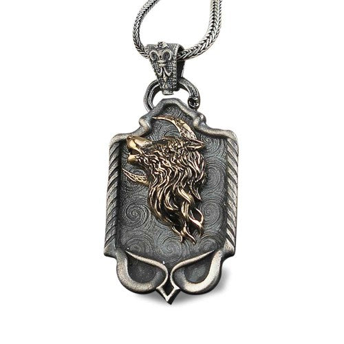 Collier Viking Chef de Clan (Argent Massif)