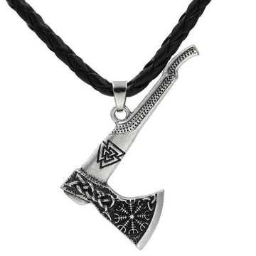 Collier Viking Hache Valknut