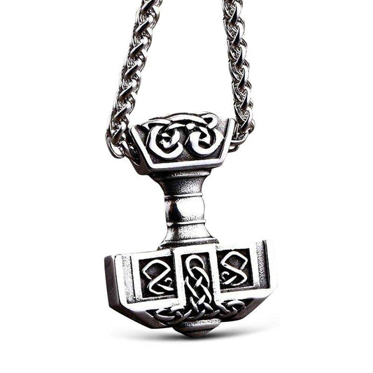 Collier Viking Marteau Forgé