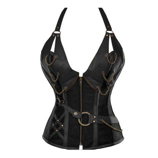 Corset Viking Guerrière noir