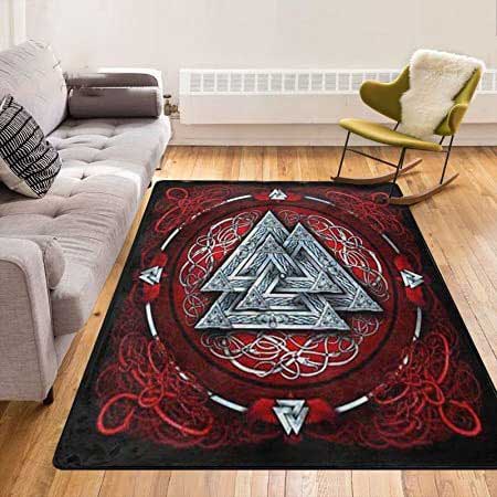 Tapis Viking Valknut de Sang