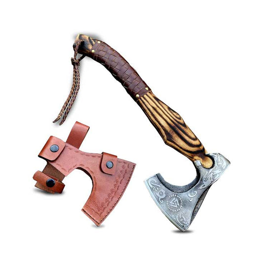 Hache Viking Acier Damas