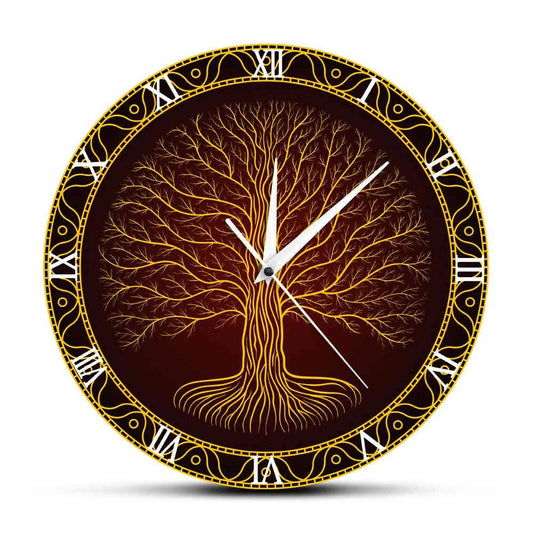 Horloge-Viking-Arbre-Yggdrasil