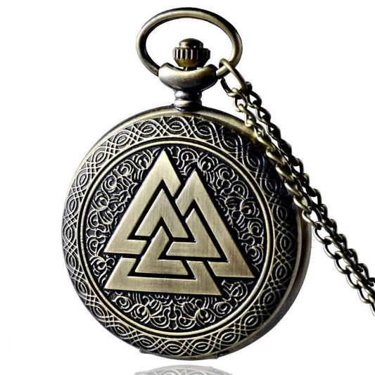 Montre à Gousset Viking Valknut