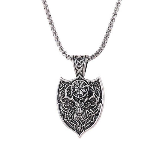 Pendentif Vegvisir du cerf