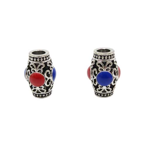 Perles de Cheveux Viking Eau et Feu