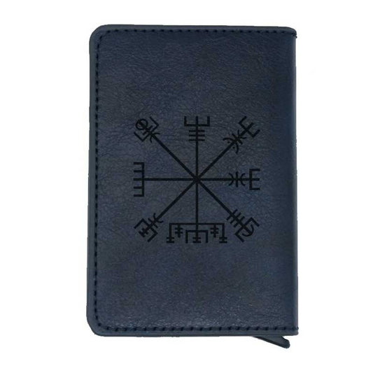 Portefeuille Viking Vegvisir bleu