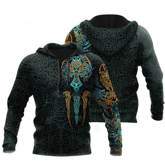 Goldene Krallen Wikinger Pullover