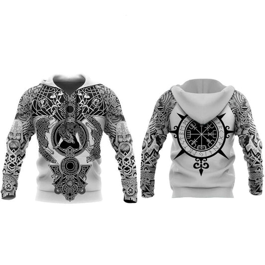 Pull viking loup fenrir