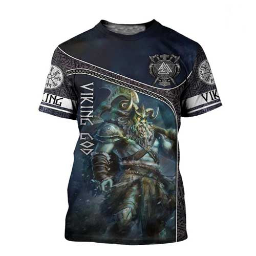 T-shirt Viking Dieu Nordique