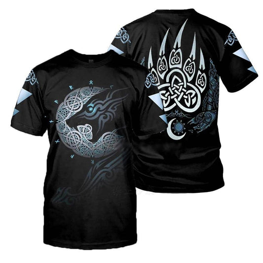 T-shirt viking griffes de fenrir