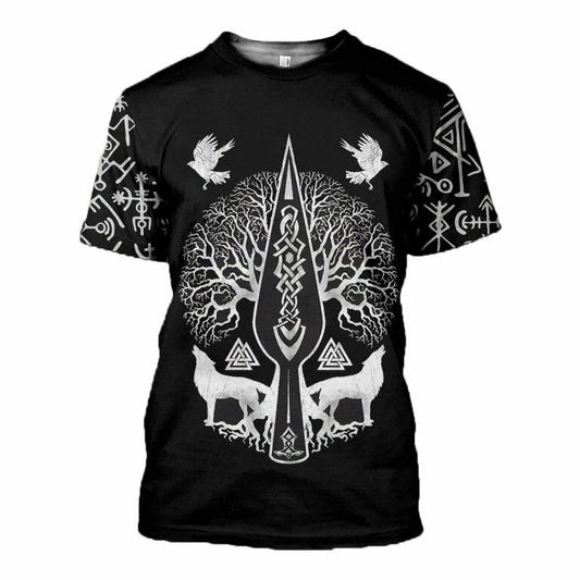 T-shirt viking lance gungnir