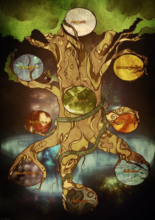Tableau Viking Arbre Monde