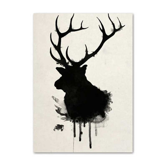 Tableau Viking Cerf Eikthyrnir