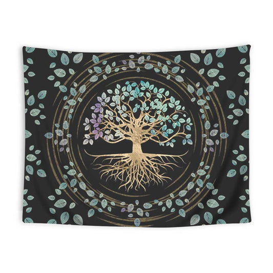 Tapis Mural Viking Arbre Magique